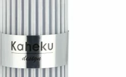 Zylinderkerze Powder Rillen | 10|cm 5,8|cm -Accessoires Verkäufe 10560142 4 202102102232