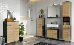 Spiegel mit Ablage Seddiner See | Graphitgrau