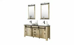 Spiegel mit Beleuchtung Sintra | Old Style hell (Nachbildung) / Anthrazit -Accessoires Verkäufe 11065677 2 202208311236