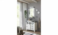 Spiegel mit Beleuchtung Sintra | Pinie Weiß (Nachbildung) / Anthrazit -Accessoires Verkäufe 11065681 2 202208311236