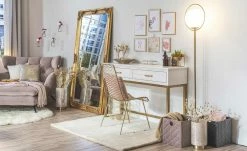 Rahmenspiegel Vello | goldfarben