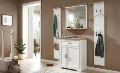 Spiegel mit Ablage Varese | Pinie hell (Nachbildung) / Asteiche (Nachbildung)