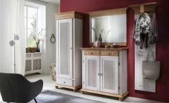 Spiegel Bornholm | Kiefer Weiß / Kiefer Antik-Look