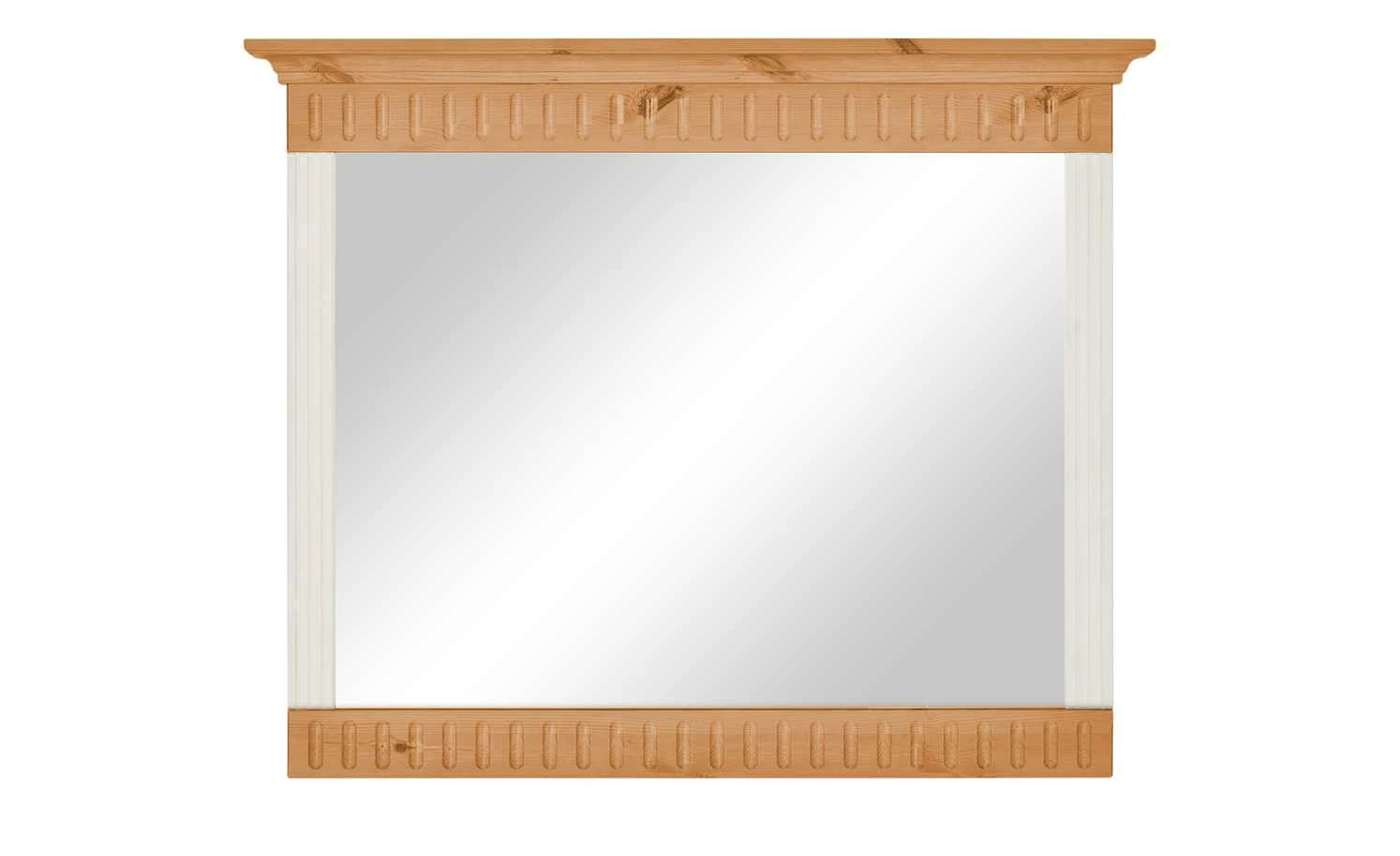 Spiegel Bornholm | Kiefer Weiß / Kiefer Antik-Look 3 Spiegel Bornholm | Kiefer Weiß / Kiefer Antik-Look – Bild 3
