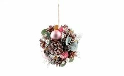 Weihnachtsdekoration zum hängen | Rosa/ Pink/ Grün/ Weiß/ Braun