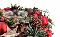 Weihnachtskranz mit Teelichtglas -Accessoires Verkäufe 11501999 2 202209221233