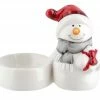 Teelichthalter Schneemann