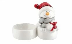Teelichthalter Schneemann