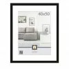 Bilderrahmen 40x50 cm Livorno | Schwarz 40x50 cm