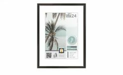 Kunststoffrahmen Kyoto | Schwarz 18x24 cm