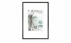 Kunststoffrahmen Kyoto | Schwarz 21x30 cm