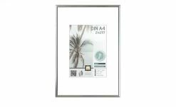 Kunststoffrahmen Kyoto | silberfarben 21x30 cm