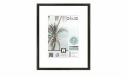 Kunststoffrahmen Kyoto | Schwarz 24x30 cm