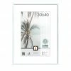 Kunststoffrahmen Kyoto | Weiß 30x40 cm