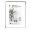 Kunststoffrahmen Kyoto | silberfarben 30x40 cm