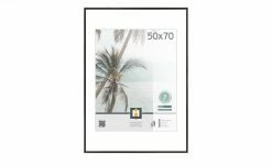Kunststoffrahmen Kyoto | Schwarz 50x70 cm