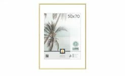 Kunststoffrahmen Kyoto | goldfarben 50x70 cm