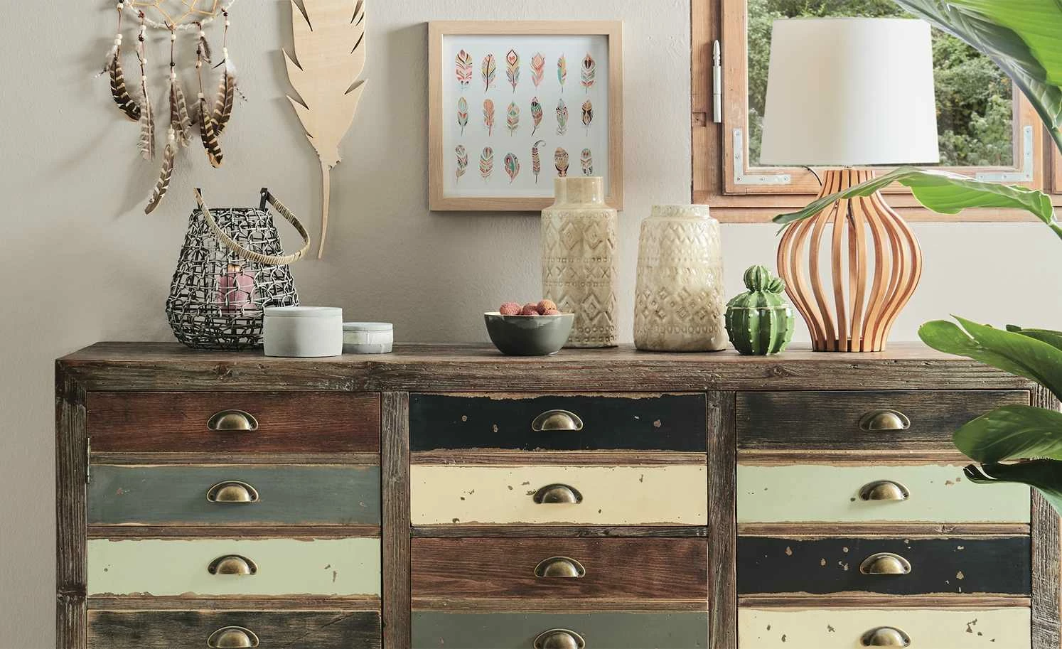 Windlicht mit Glaseinsatz | 52|cm 1 Windlicht mit Glaseinsatz | 52|cm