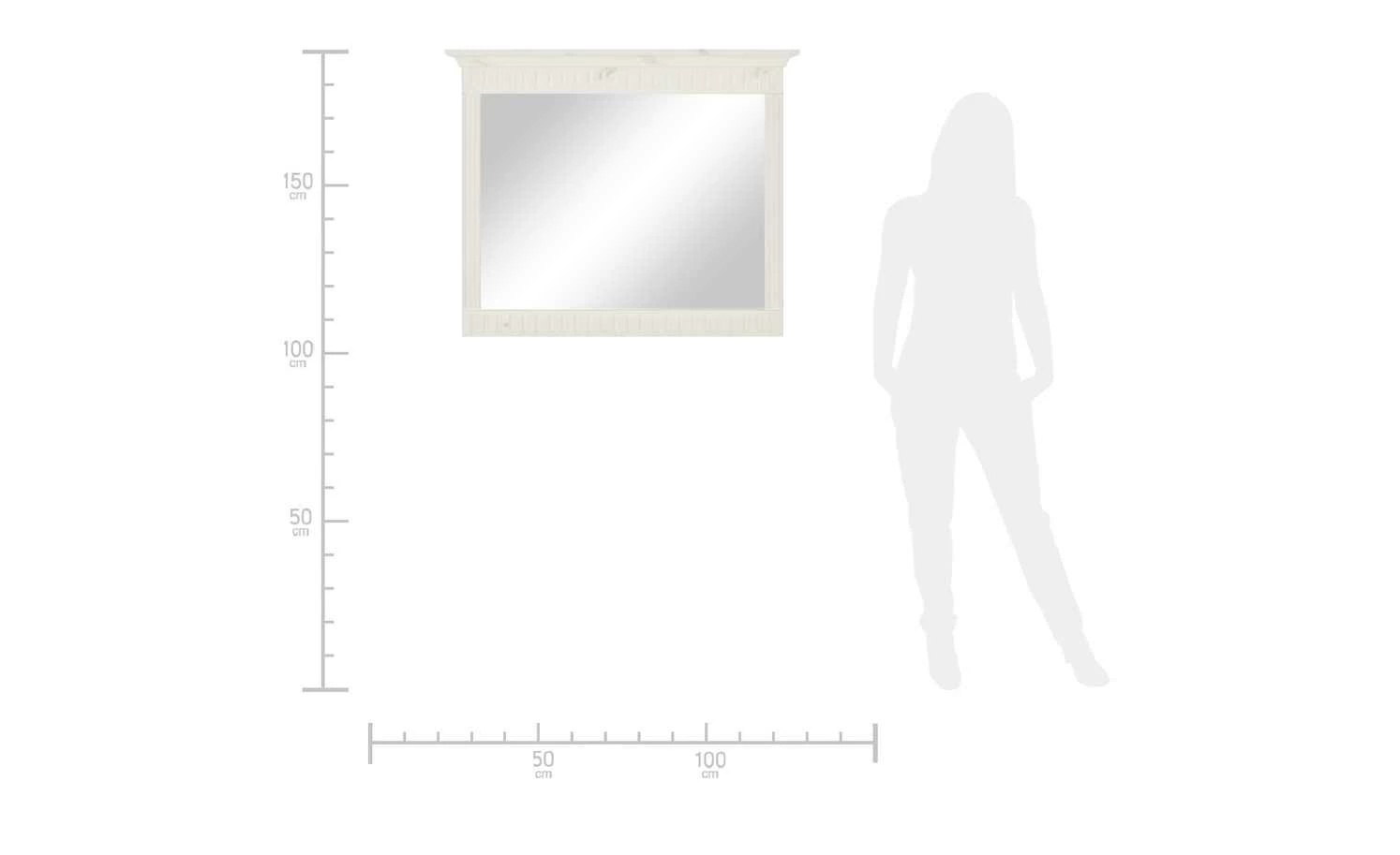 Spiegel Bornholm | Kiefer weiß 6 Spiegel Bornholm | Kiefer weiß – Bild 6