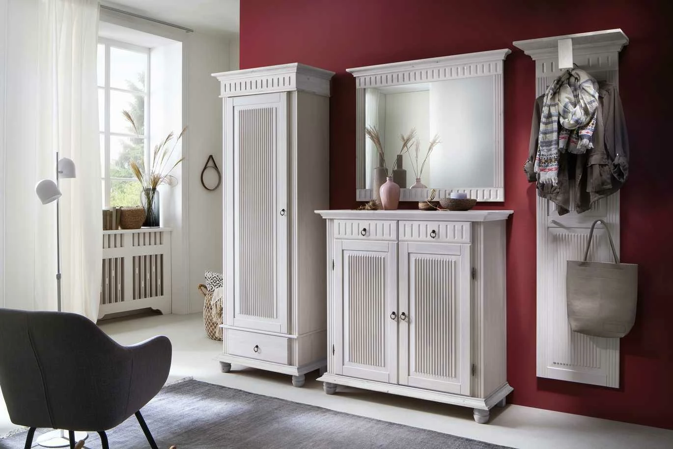 Spiegel Bornholm | Kiefer weiß 1 Spiegel Bornholm | Kiefer weiß