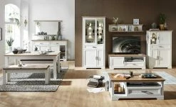 Spiegel Varese | Asteiche (Nachbildung) / Pinie hell (Nachbildung)