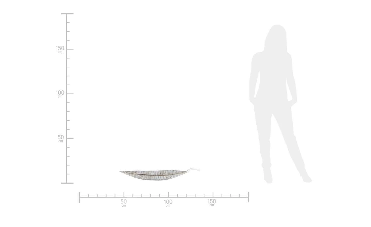 Deko-Schale Blatt | 95|cm 4 Deko-Schale Blatt | 95|cm – Bild 4