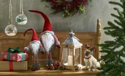 Holzlaterne mit LED-Kerze