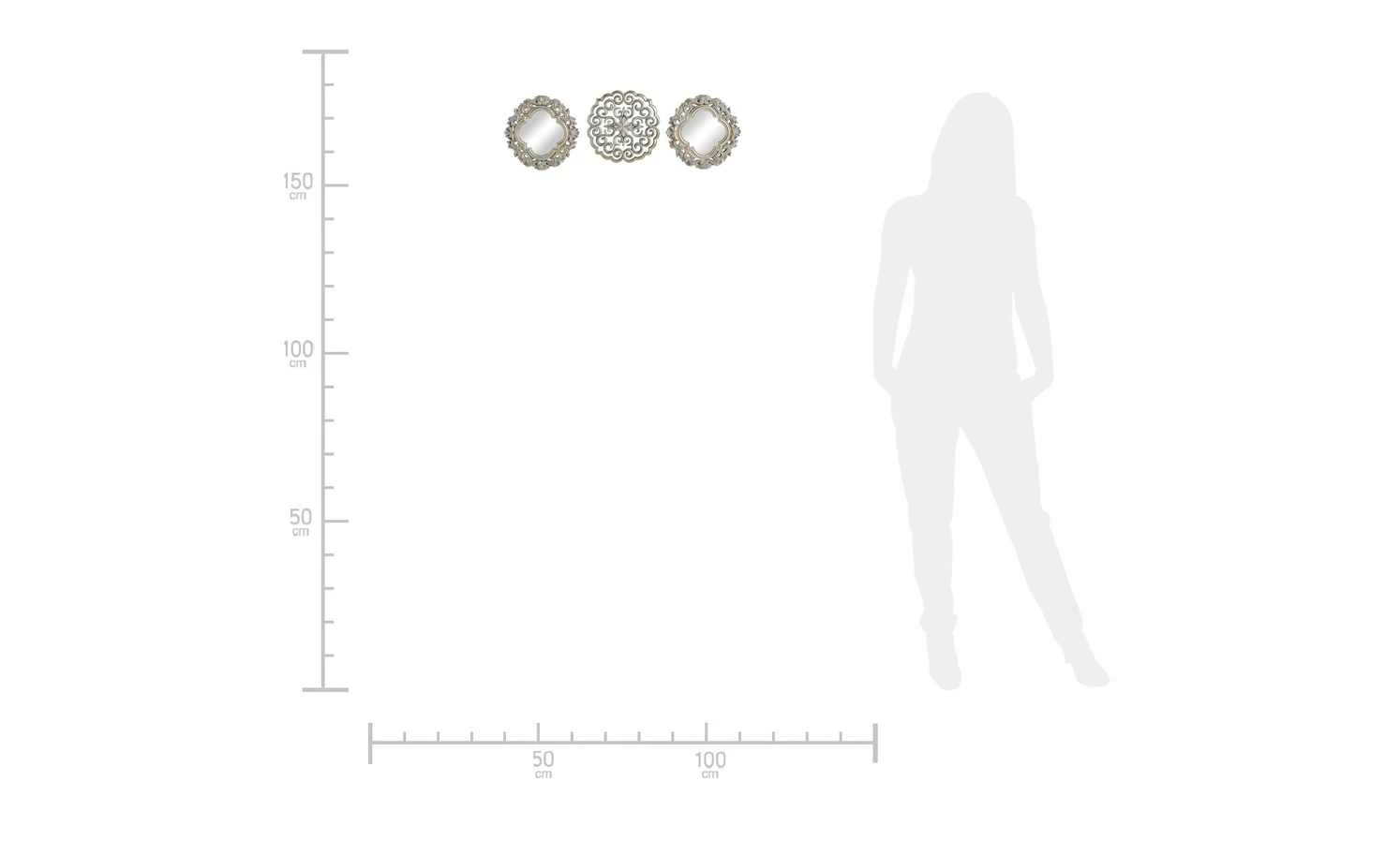 3er Set Wandornament 5 3er Set Wandornament – Bild 5