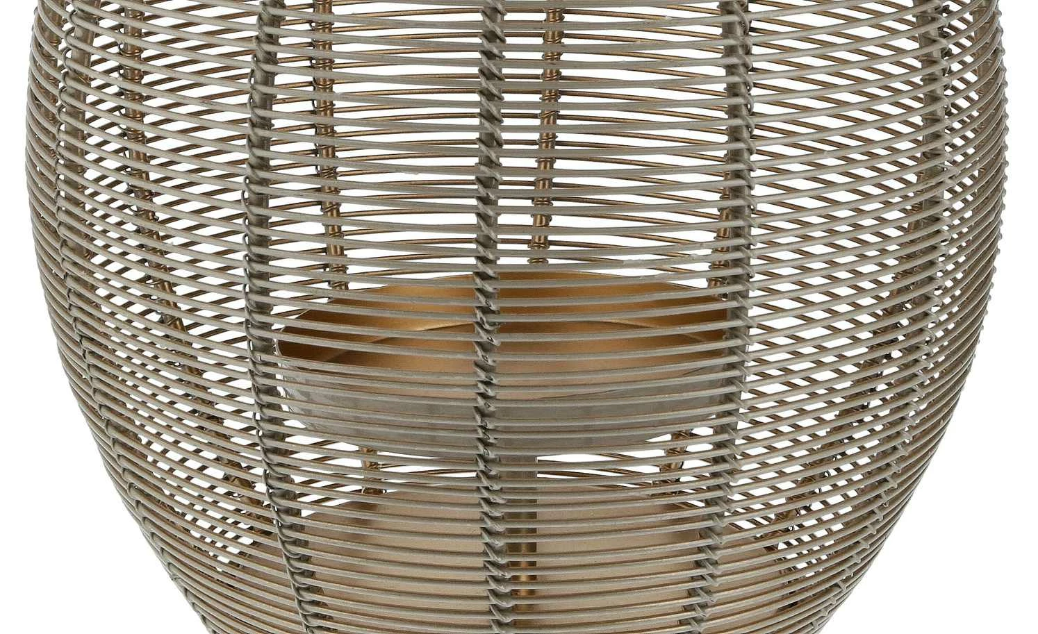 Windlicht | Olive / goldfarbig 3 Windlicht | Olive / goldfarbig – Bild 3