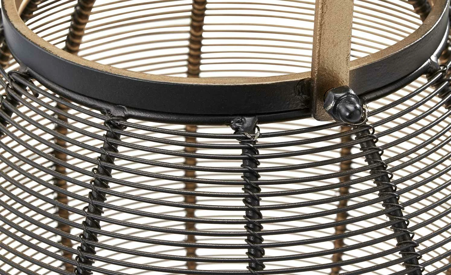 Windlicht | Schwarz / goldfarben 4 Windlicht | Schwarz / goldfarben – Bild 4