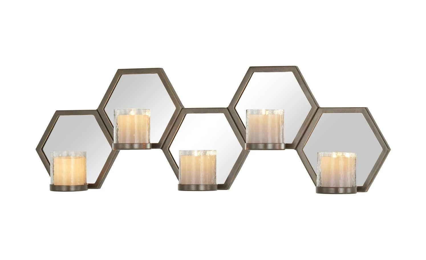 5er Wandkerzenhalter 2 5er Wandkerzenhalter – Bild 2