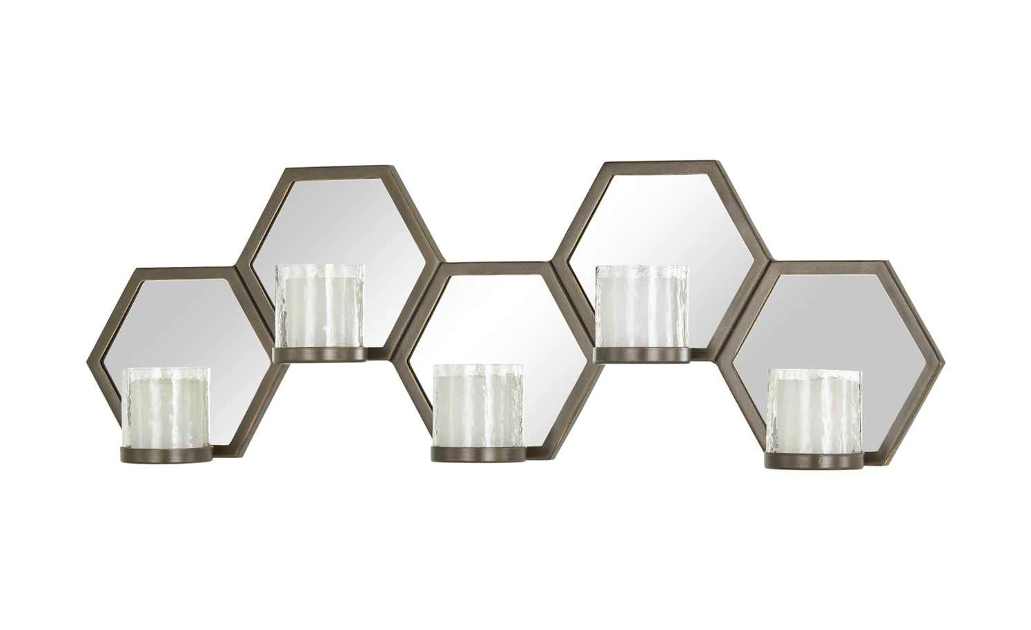 5er Wandkerzenhalter 3 5er Wandkerzenhalter – Bild 3