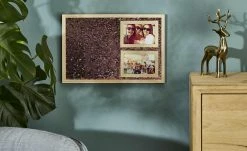 Wanddekoration mit 2 Bilderrahmen Pailletta