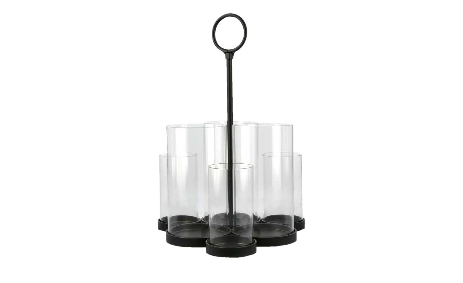 6er Windlicht | Schwarz 1 6er Windlicht | Schwarz