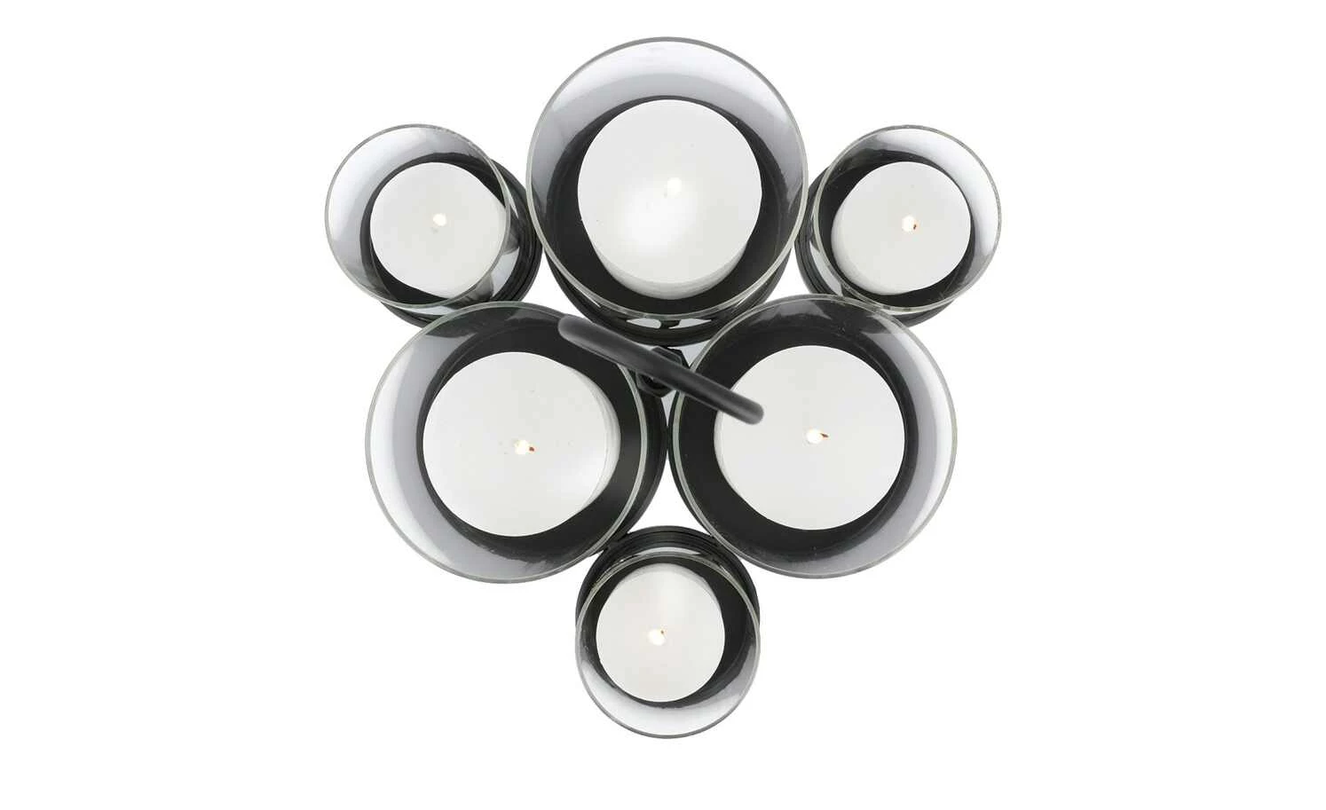 6er Windlicht | Schwarz 5 6er Windlicht | Schwarz – Bild 5