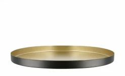 Deko Teller | Schwarz/ goldfarben 7 Deko Teller | Schwarz/ goldfarben -Accessoires Verkäufe 13585022 4 202209070031