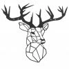 Wanddekoration Hirsch