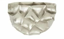 Deko Vase | silberfarben