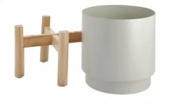 Übertopf auf Holzgestell | 28,5|cm -Accessoires Verkäufe 13586594 3 202205052232