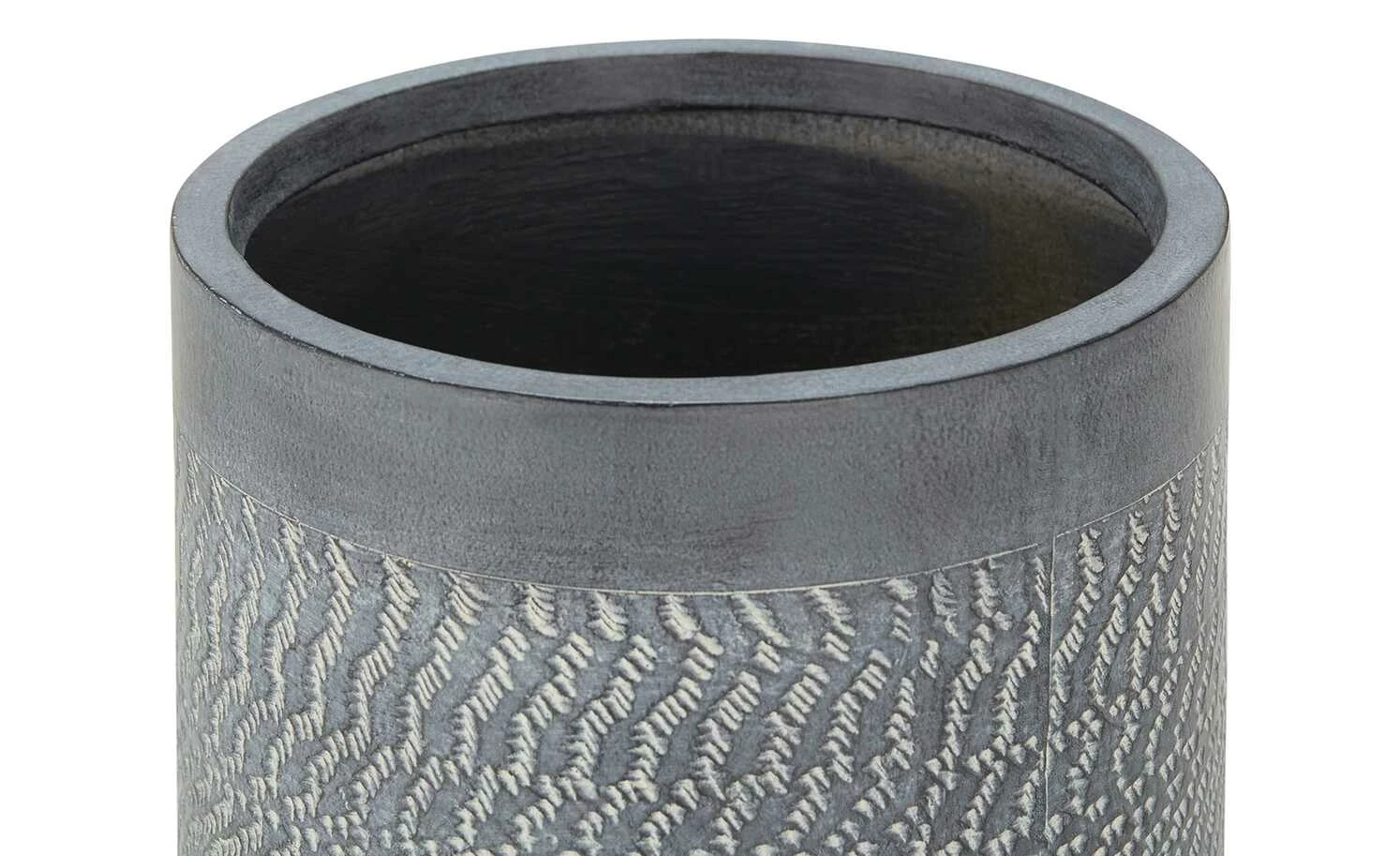 Übertöpfe, 2er Set | Grau/ Weiß 2 Übertöpfe, 2er Set | Grau/ Weiß – Bild 2