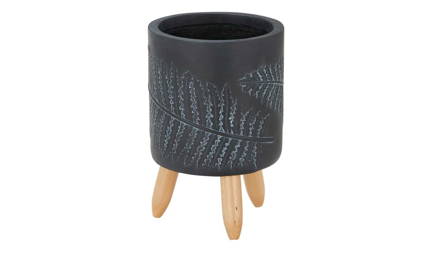 Übertopf auf Holzbeinen, 2er-Set 3 Übertopf auf Holzbeinen, 2er-Set – Bild 3