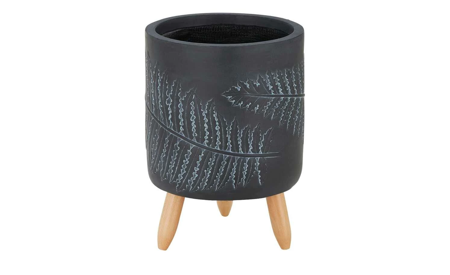 Übertopf auf Holzbeinen, 2er-Set 4 Übertopf auf Holzbeinen, 2er-Set – Bild 4