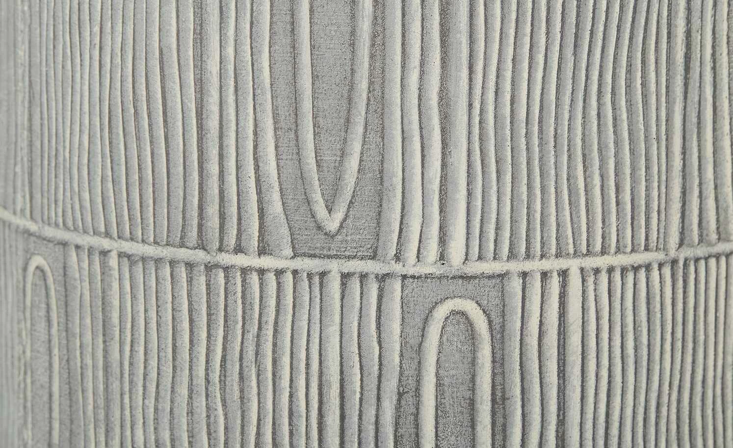 Übertopf auf Holzbeinen, 2er Set | Hellgrau/ holzfarben 3 Übertopf auf Holzbeinen, 2er Set | Hellgrau/ holzfarben – Bild 3