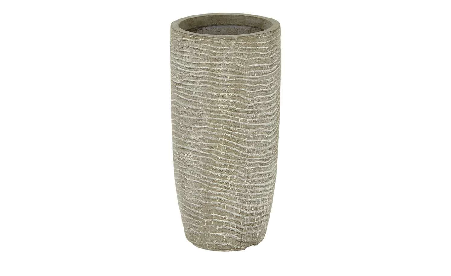 Übertöpfe, 2er Set | Grau-Braun/ Weiß 4 Übertöpfe, 2er Set | Grau-Braun/ Weiß – Bild 4