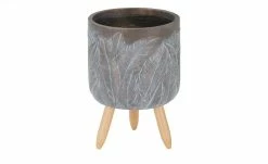 Übertopf auf Holzbeinen, 2er Set | Braun/ Grau/ holzfarben -Accessoires Verkäufe 13586655 6 202207081237