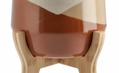 Übertopf auf Holzgestell | 22|cm -Accessoires Verkäufe 13586657 5 202205251237