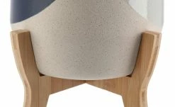 Übertopf auf Holzgestell | 27|cm -Accessoires Verkäufe 13586661 7 202205251237