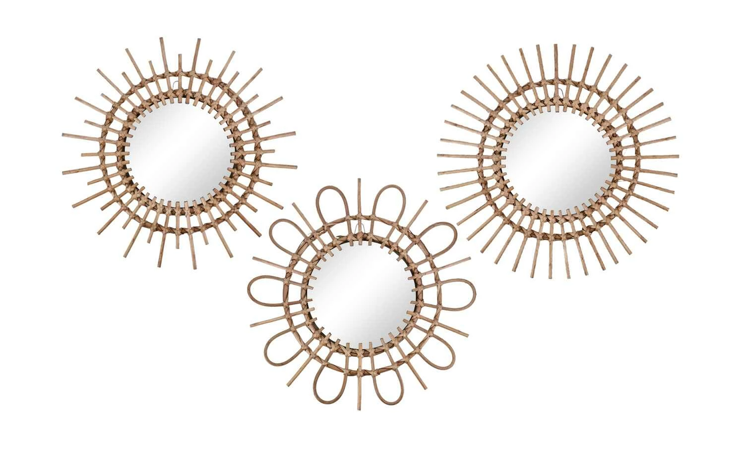 Wandspiegel, sortiert Bohosun | 40|cm 1 Wandspiegel, sortiert Bohosun | 40|cm