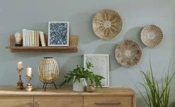 Wanddekoration Seegras, 3er Set