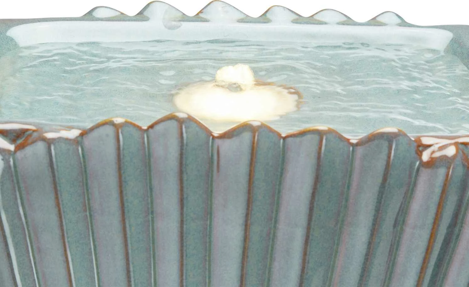 LED-Brunnen | Blau / Türkis / Braun 4 LED-Brunnen | Blau / Türkis / Braun – Bild 4